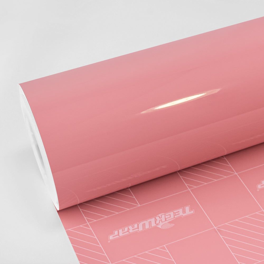 High Gloss Flamingo Pink Vinyl Wrap