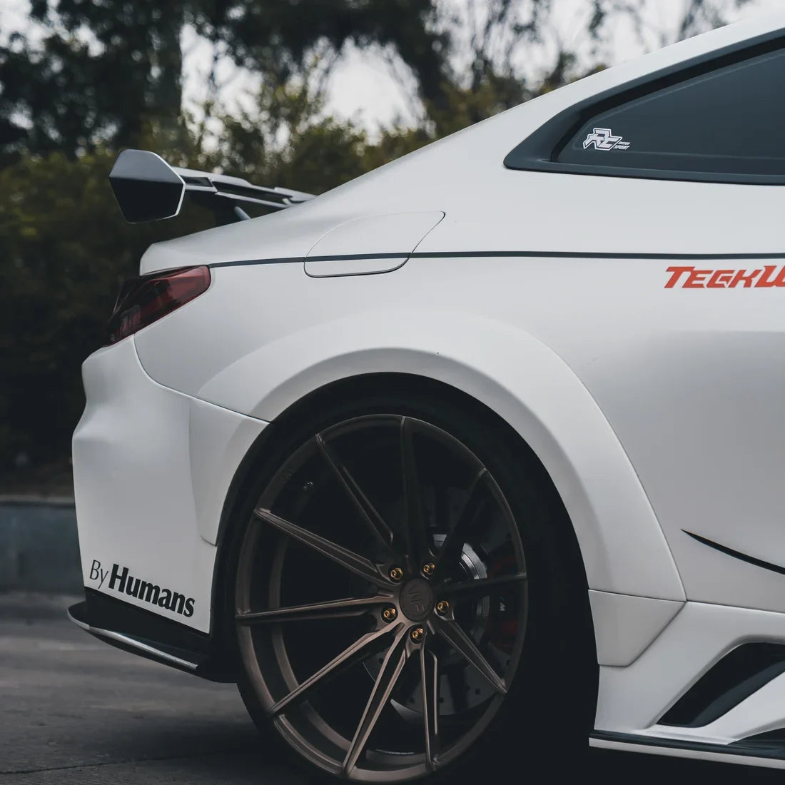 Teckwrap white satin matte vinyl wrap