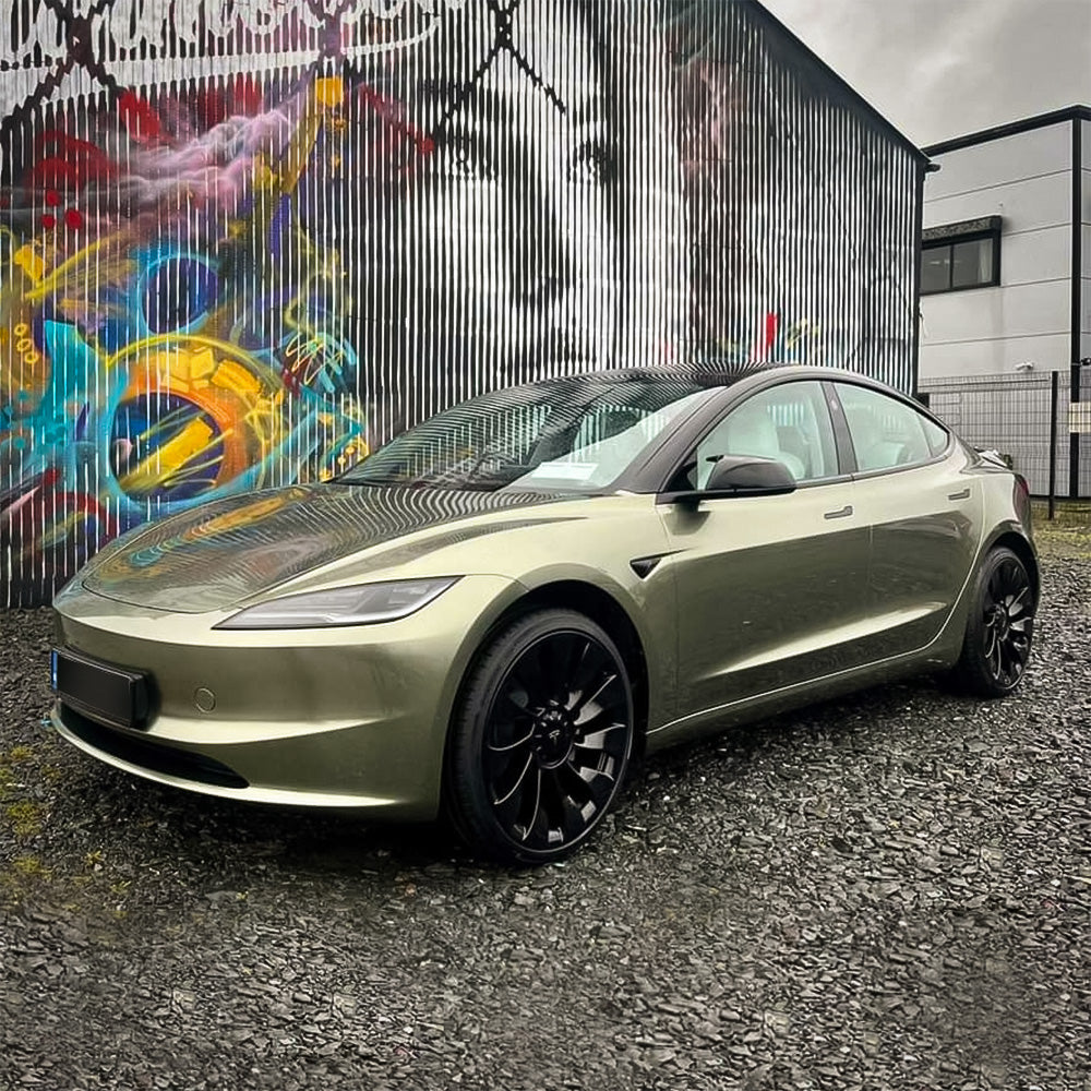 Gloss Metallic Wilderness Green Vinyl Wrap