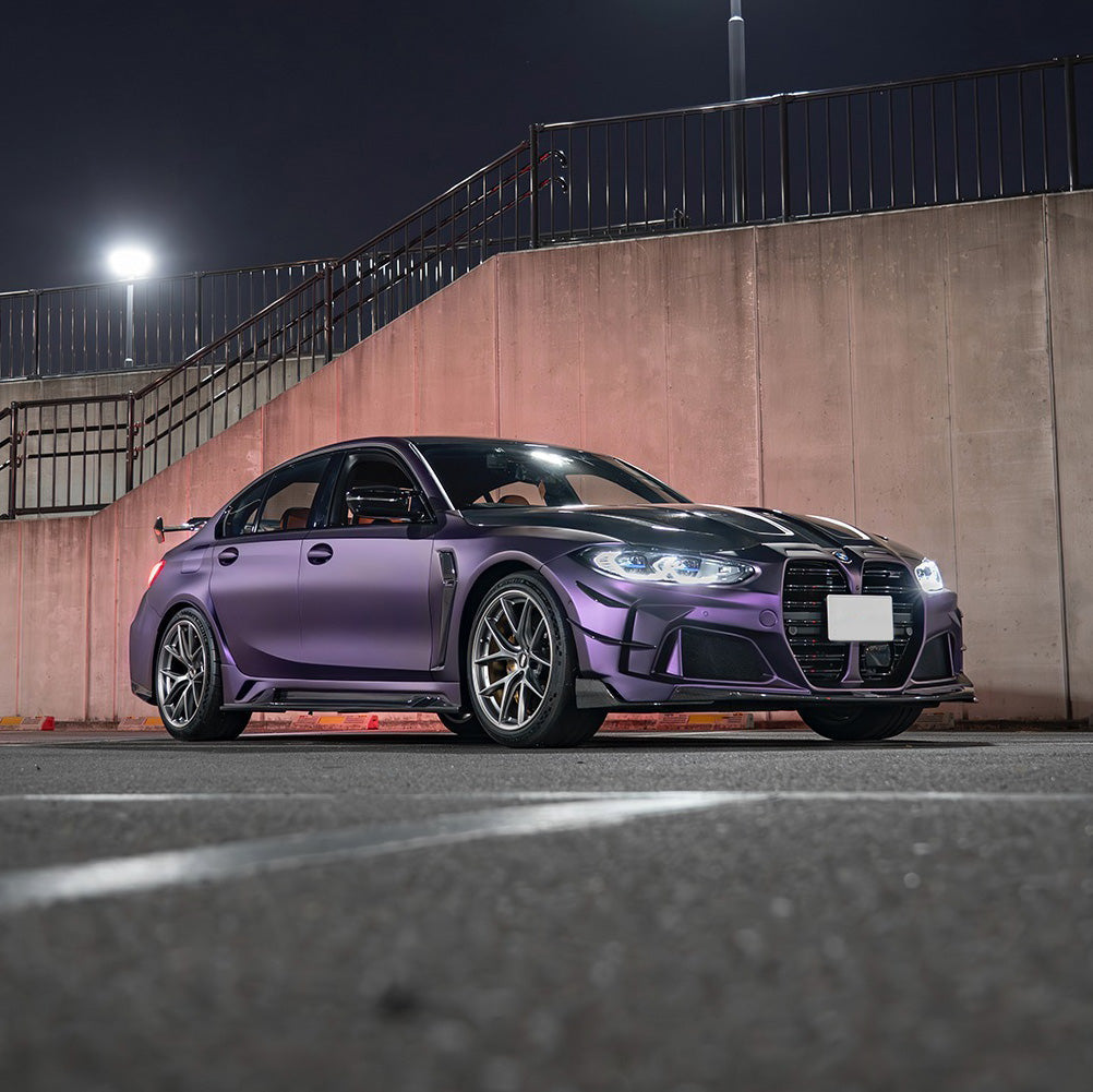 Satin Metallic Venetian Violet Vinyl Wrap