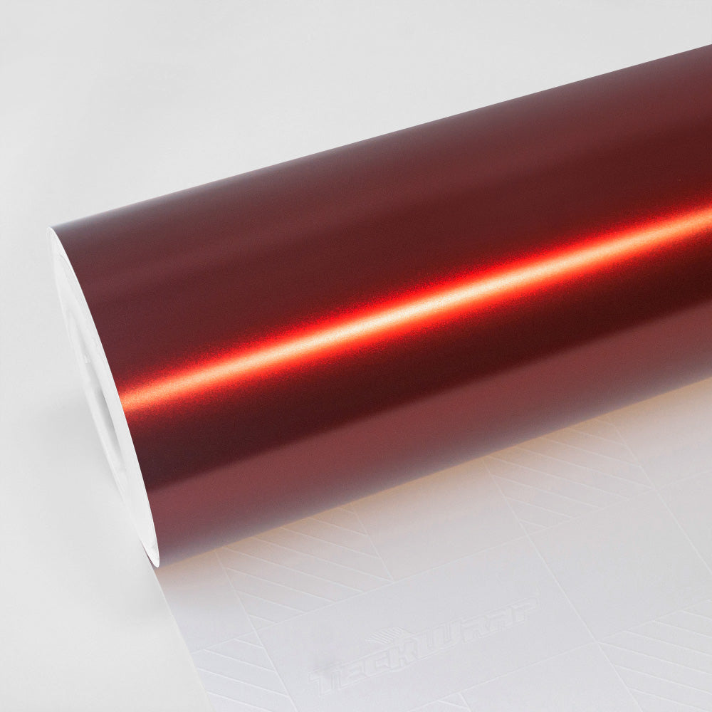 Satin Sangria Red Vinyl Wrap