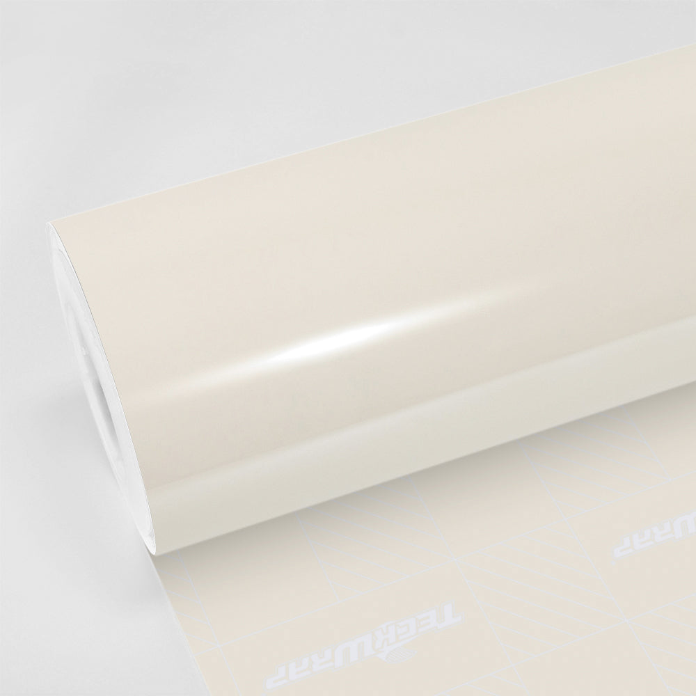 High Gloss Vanilla Mist Vinyl Wrap roll