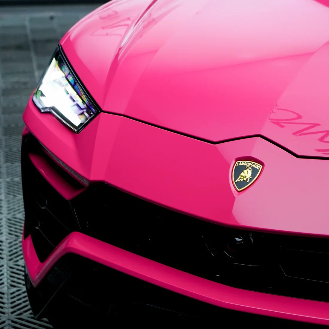 High Gloss Berry Red Vinyl Wrap finish.