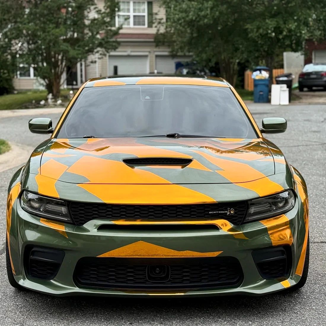 Chrome Solar Gold Vinyl Wrap front