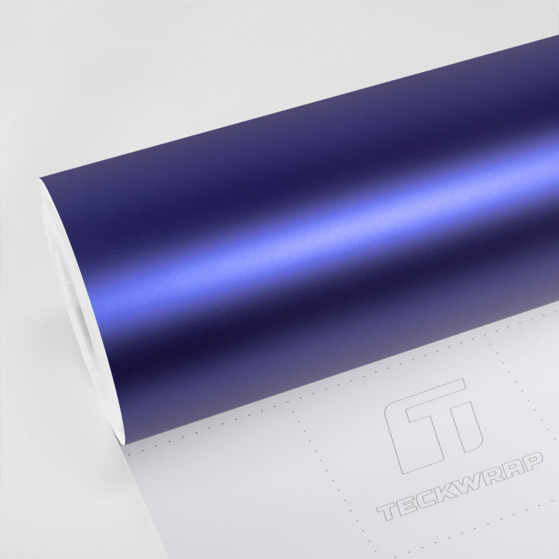 Satin Imperial Blue Vinyl Wrap roll