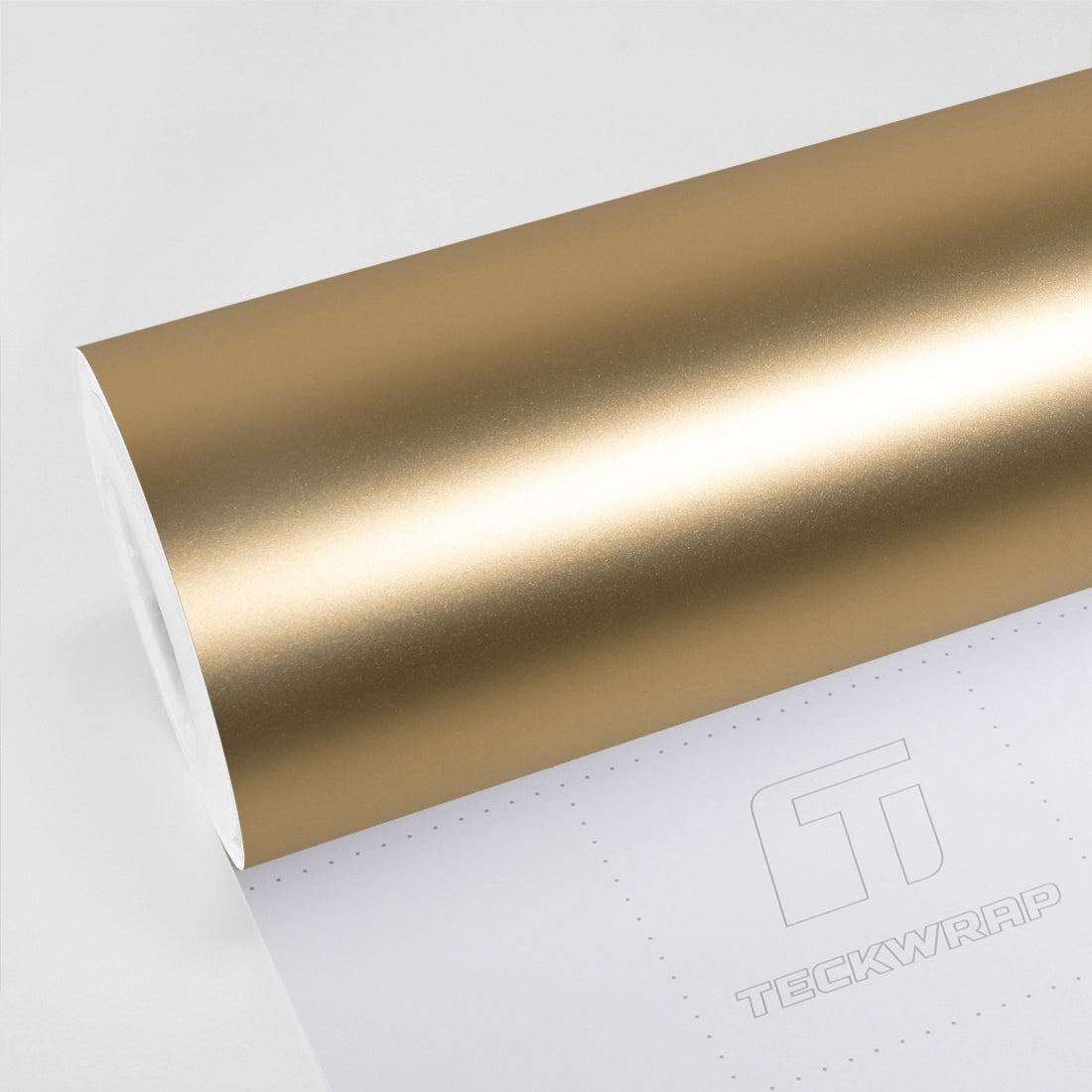 Satin Metallic Imperial Gold Vinyl Wrap SMT21 roll