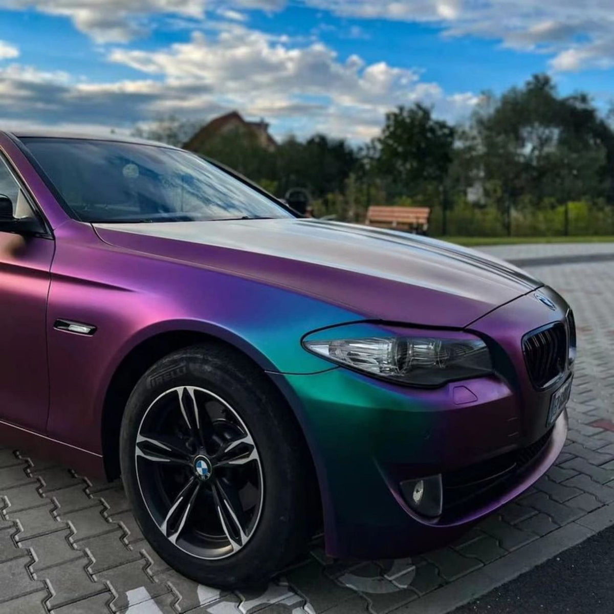 Purple Indigo Malachite Vinyl Wrap