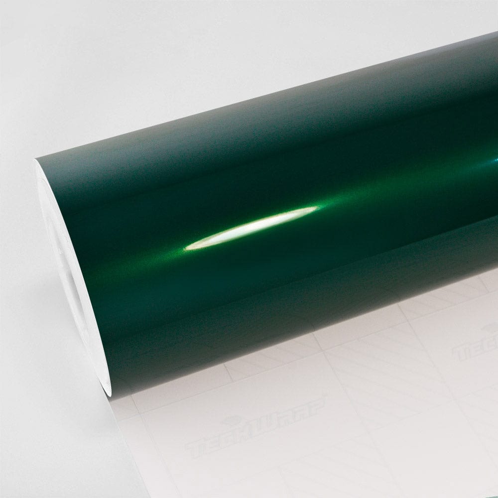 Hunter Green glossy vinyl wrap roll