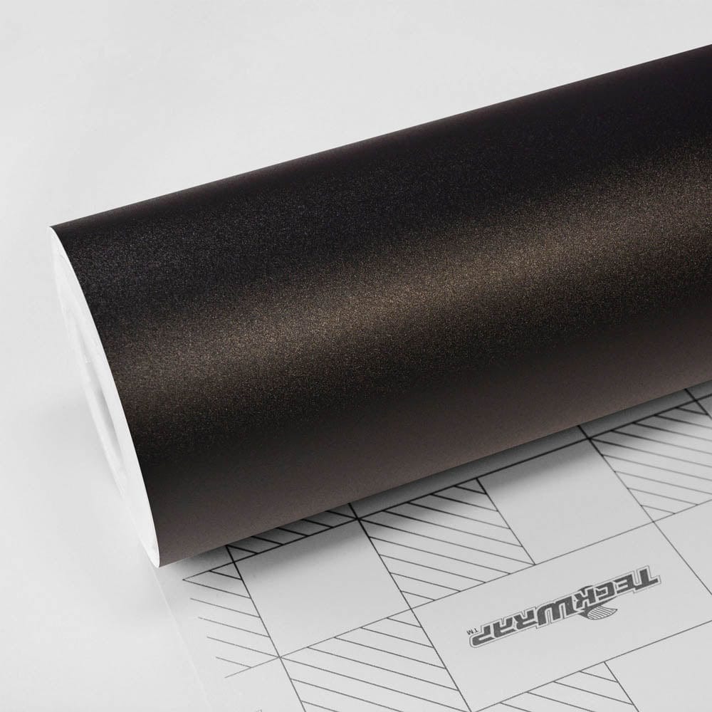 roll of Sandy Black matte vinyl wrap