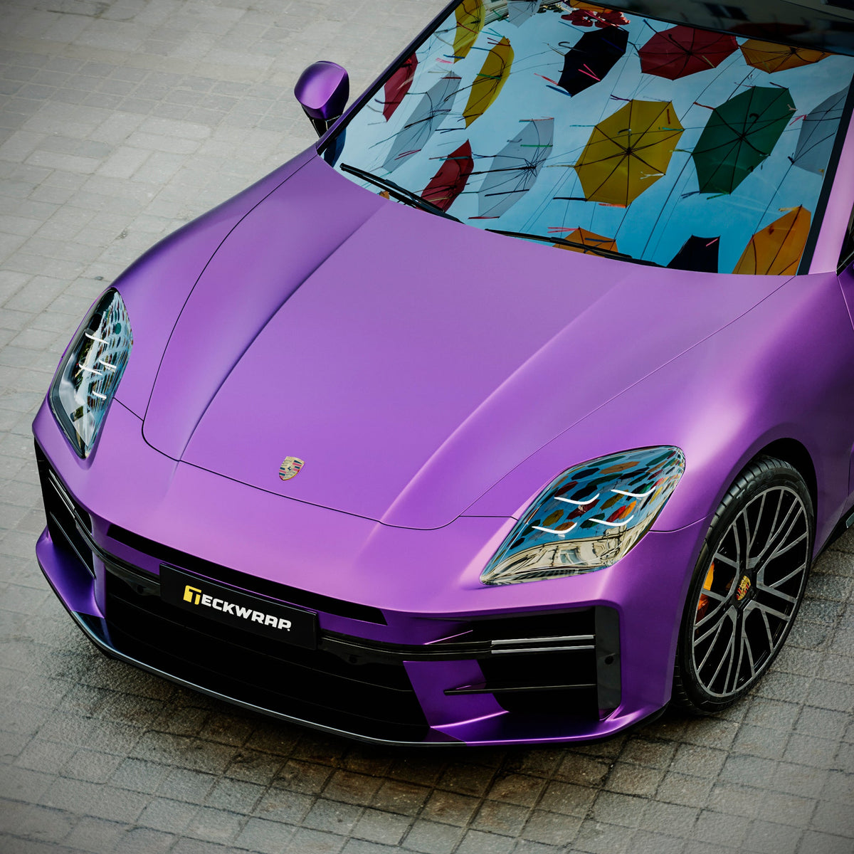 Satin Metallic Deep Lavender Vinyl Wrap