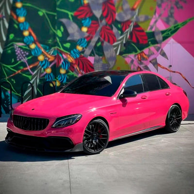 High Gloss Berry Red Vinyl Wrap