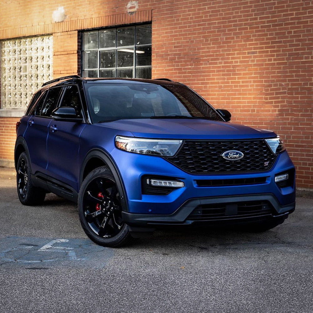 Ford SUV Satin Metallic Rasant Blue Vinyl Wrap