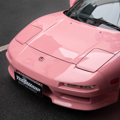 Pink Vinyl on Honda NSX Hood