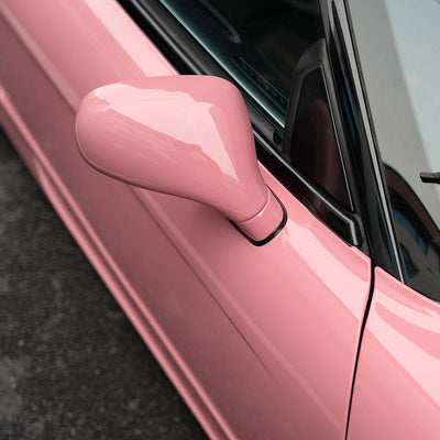 Pink Vinyl Detail on Side Mirror