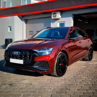 Audi Q8 Ultra Gloss Supreme Red Vinyl Wrap