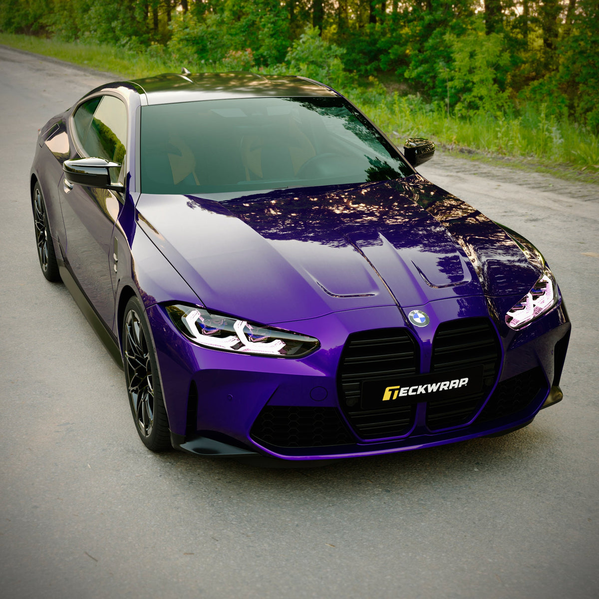 Ultra Gloss Silent Purple Vinyl Wrap