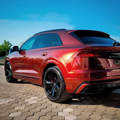 Audi Q8 Ultra Gloss Supreme Red Vinyl Wrap