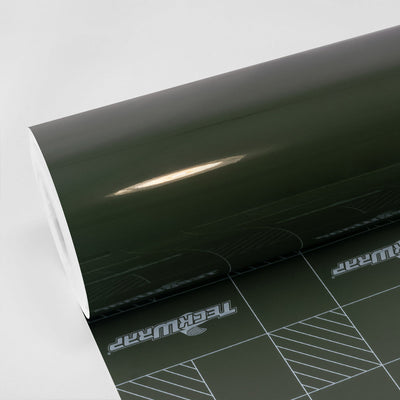 High Gloss Camouflage Green Vinyl Wrap