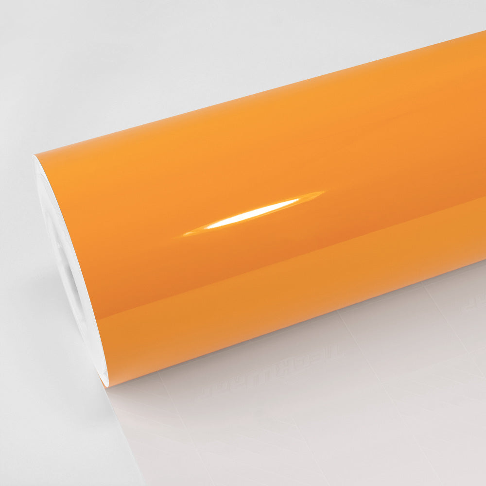  Papaya Orange super gloss vinyl wrap,