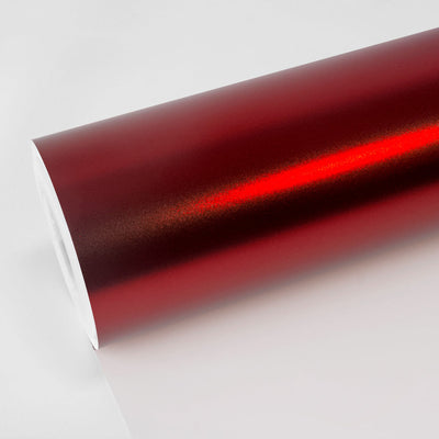 Shadow Red reflective chrome vinyl wrap roll