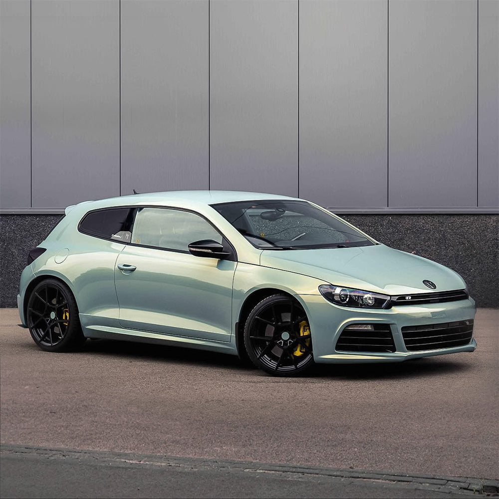 VW Scirocco Palladian Blue gloss car vinyl wrap