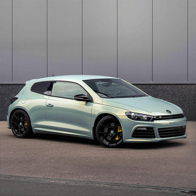 VW Scirocco Palladian Blue gloss car vinyl wrap
