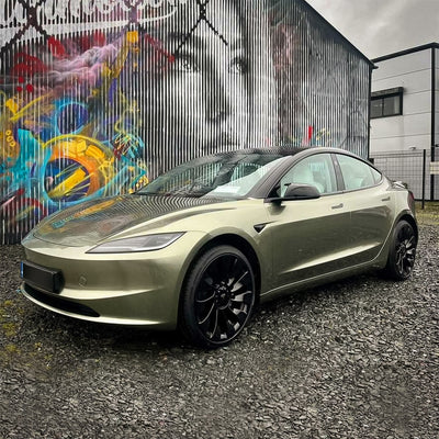 Gloss Metallic Wilderness Green Vinyl Wrap