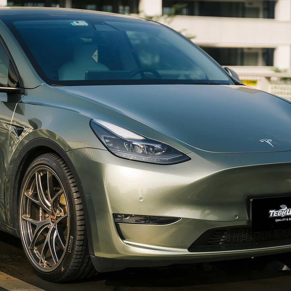 Gloss Metallic Wilderness Green Vinyl Wrap