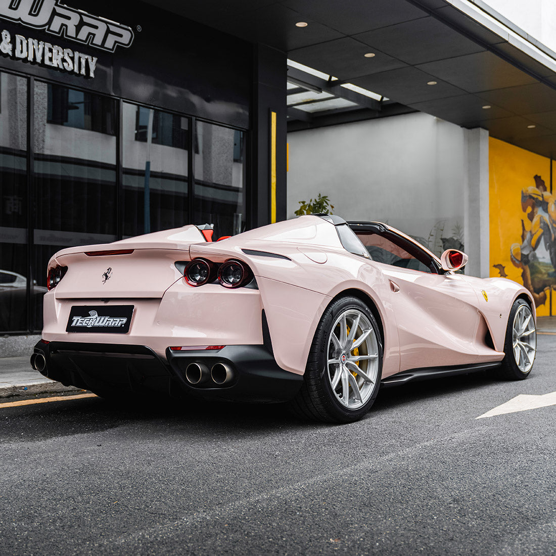High Gloss Strawberry Milk Vinyl Wrap