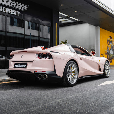 High Gloss Strawberry Milk Vinyl Wrap