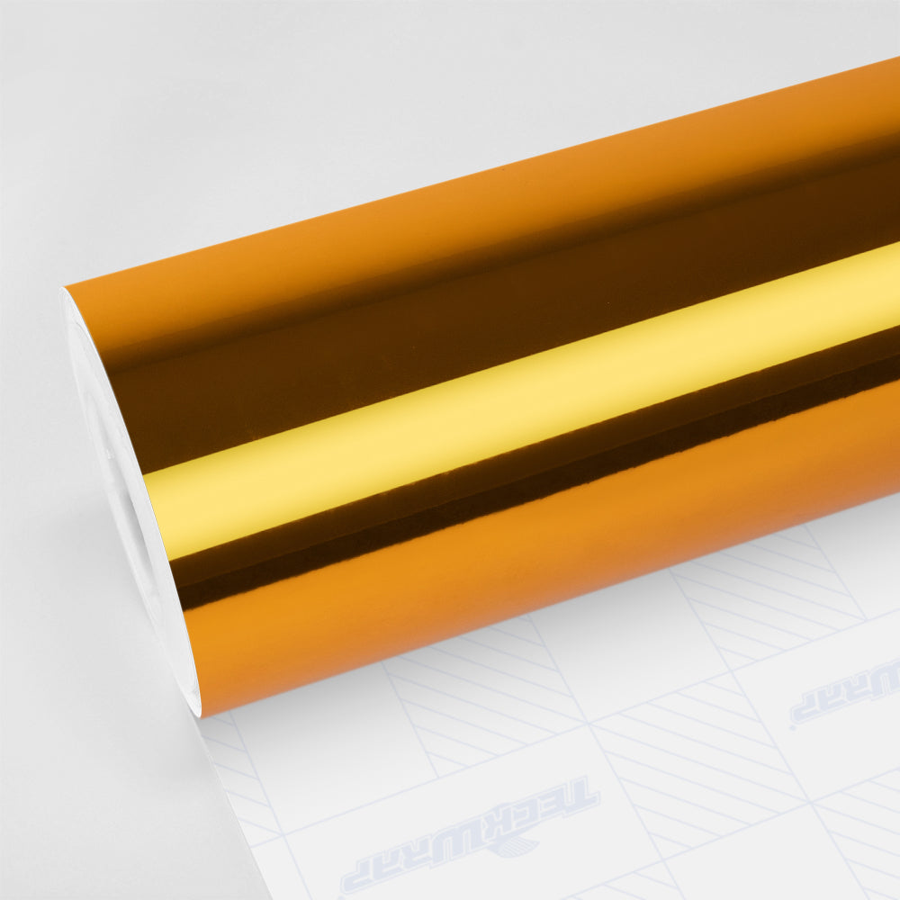 Chrome Solar Gold Vinyl Wrap Roll