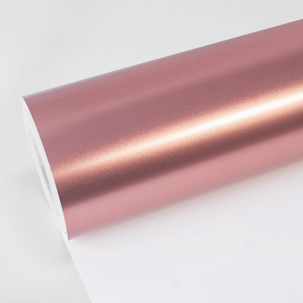 Satin Antique Rose Vinyl Wrap