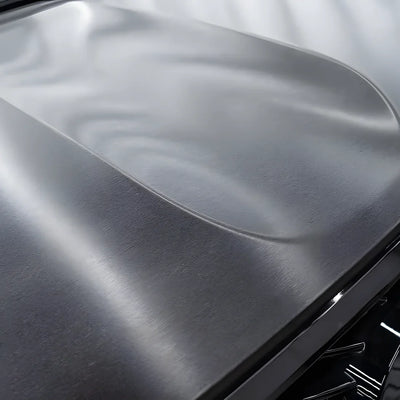 Carbon Brushed Black Vinyl Wrap hood