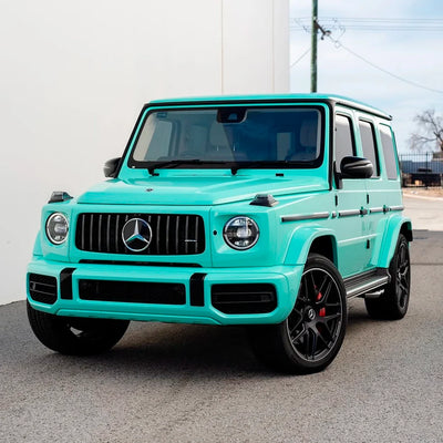 G-Wagon High Gloss Tiffany Green Vinyl Wrap