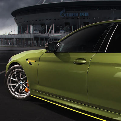 High Gloss Khaki Green Vinyl Wrap