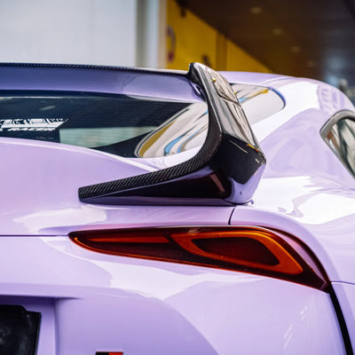 High Gloss Spanish Lavender Vinyl Wrap on Toyota