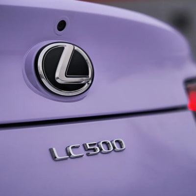 Lexus in High Gloss Spanish Lavender Vinyl Wrap