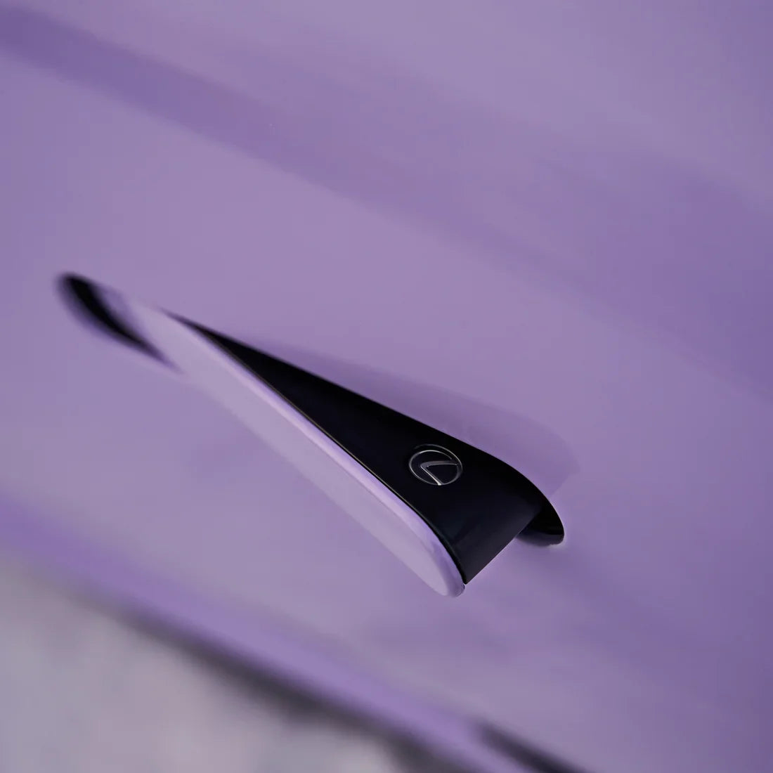 Lexus in Spanish Lavender with a striking high super gloss vinyl wrap.