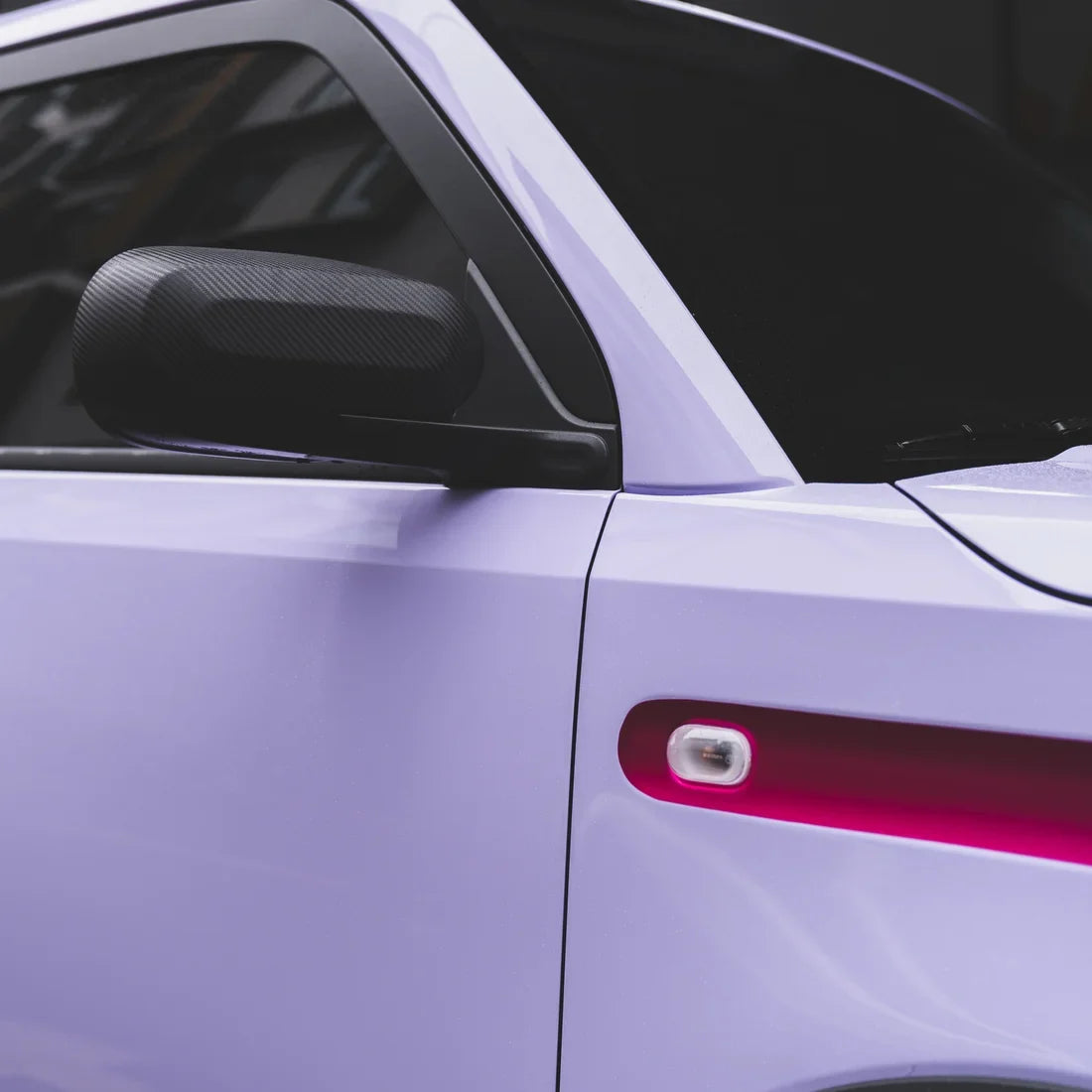 Toyota Supra Mini with High Gloss Spanish Lavender Vinyl Wrap