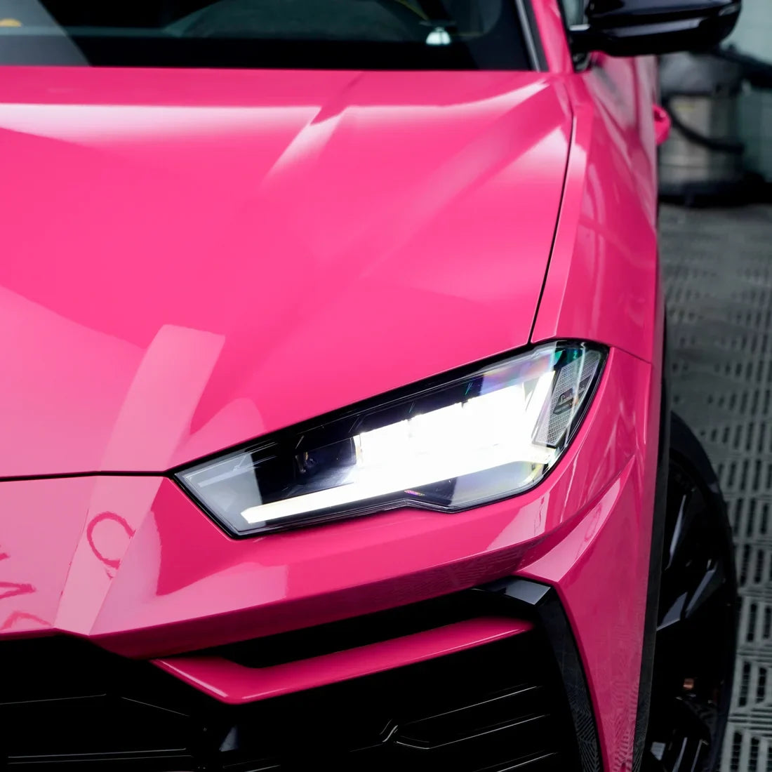 Berry Red Pink Magenta Solid High Super Gloss car wrap finish.