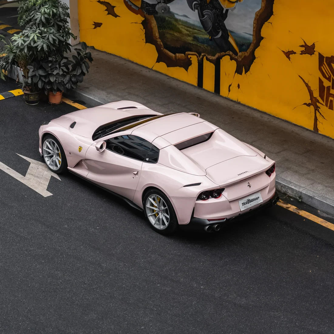 High Gloss Strawberry Milk Vinyl Wrap