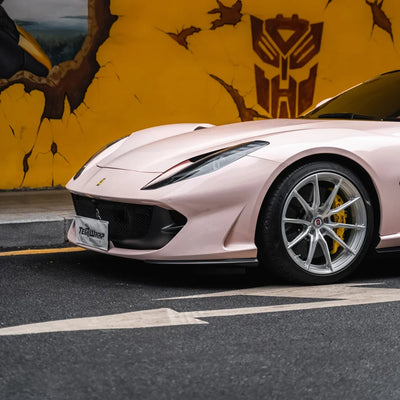 Custom Car High Gloss Strawberry Milk Vinyl Wrap