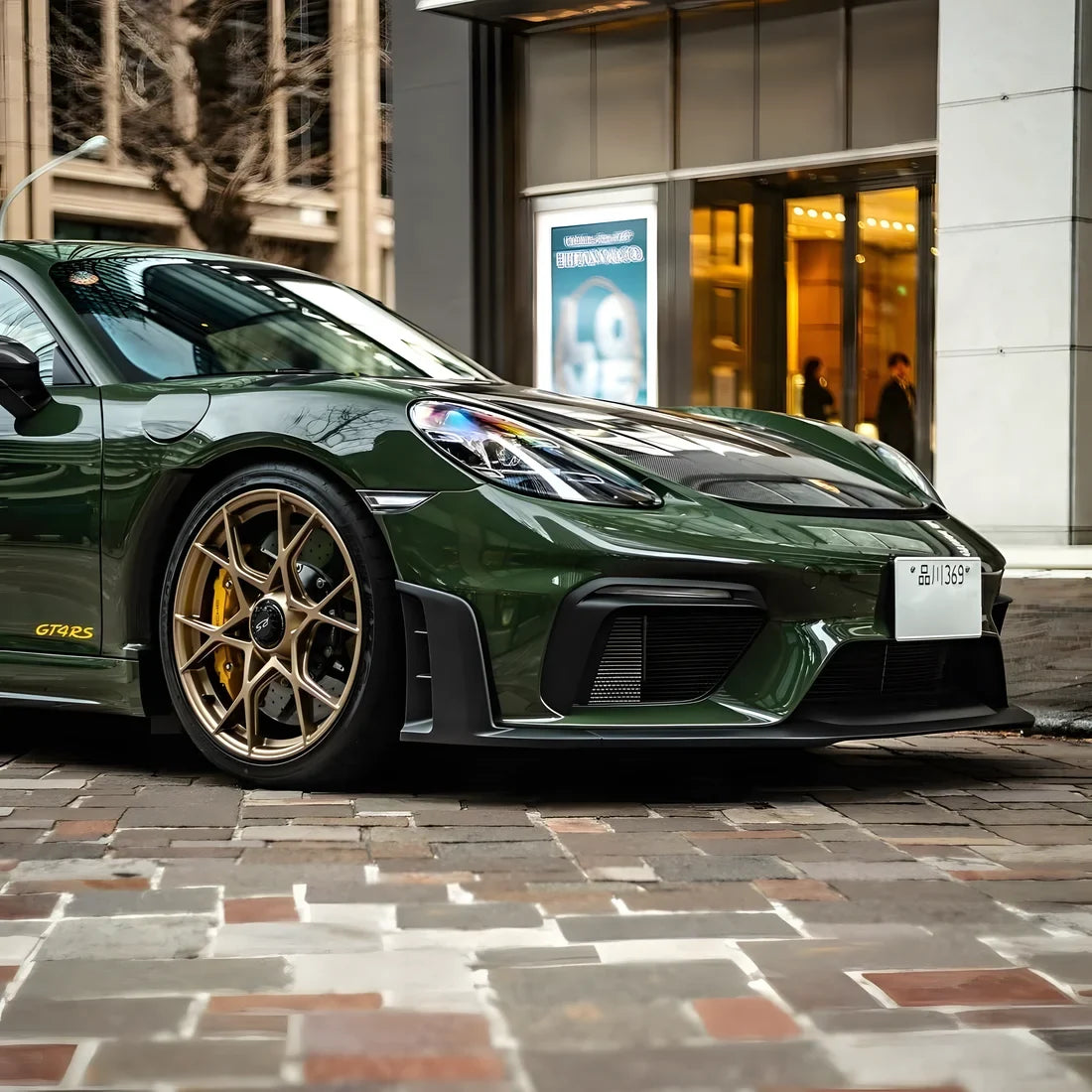 High Gloss Camouflage Green Vinyl Wrap