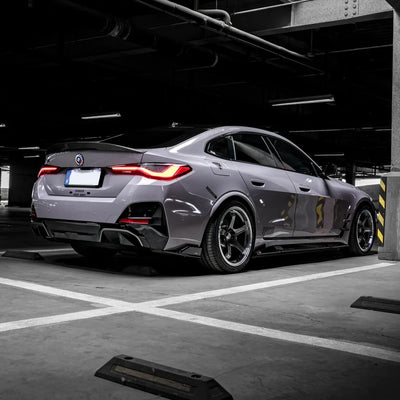 BMW High Gloss Wild Dove Vinyl Wrap Back View