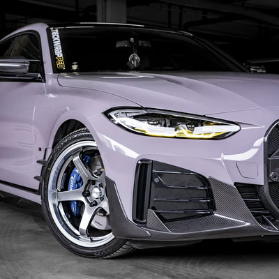BMW showcasing High Gloss Wild Dove Vinyl Wrap.