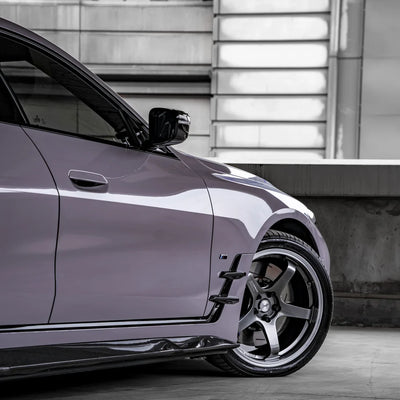 BMW in High Gloss Wild Dove Vinyl Wrap .