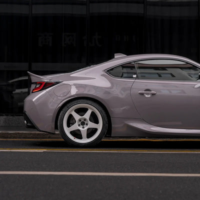 Super car with High Gloss Wild Dove Vinyl Wrap