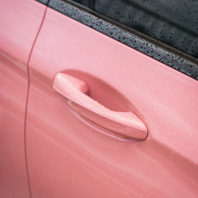 Mercedes AMG High Gloss Flamingo Pink Vinyl Wrap