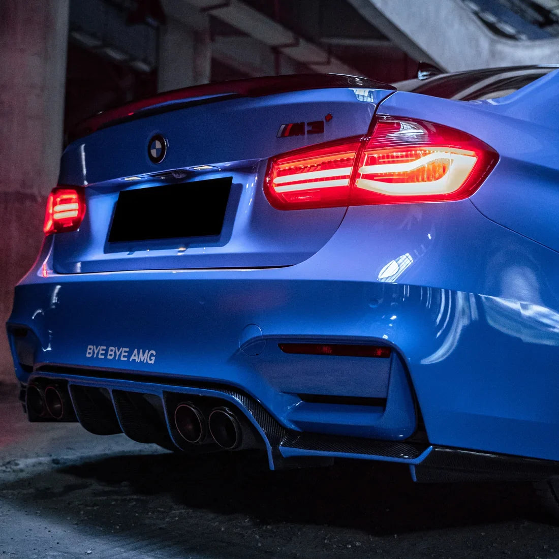 BMW in High Gloss Vibrant Blue Vinyl Wrap.
