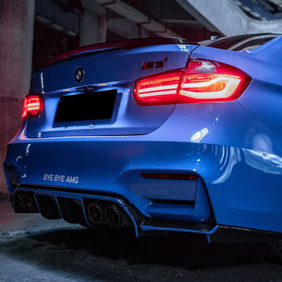 BMW in High Gloss Vibrant Blue Vinyl Wrap.